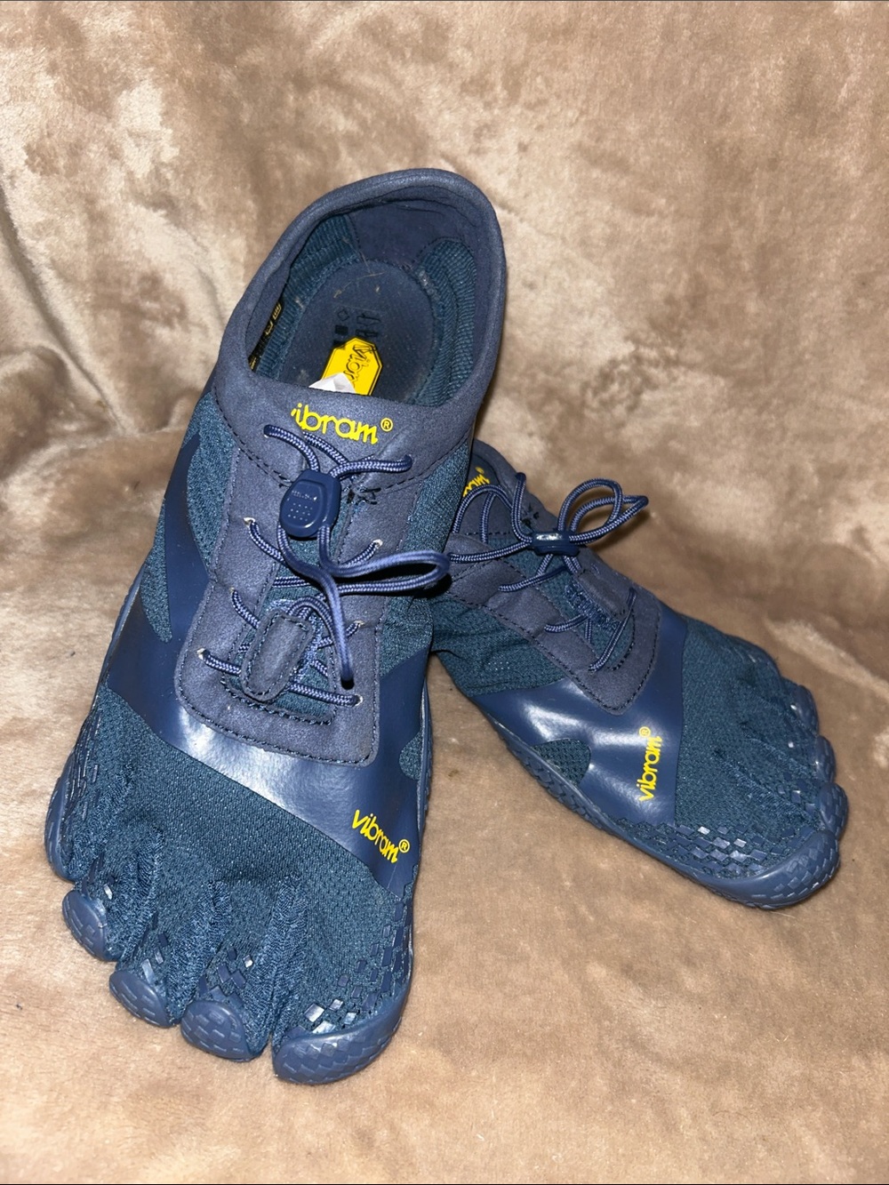 Vibram Navy Blue FiveFingers Barefoot Running Shoes Sneaker KSOEVO EU42 US 9/9.5
